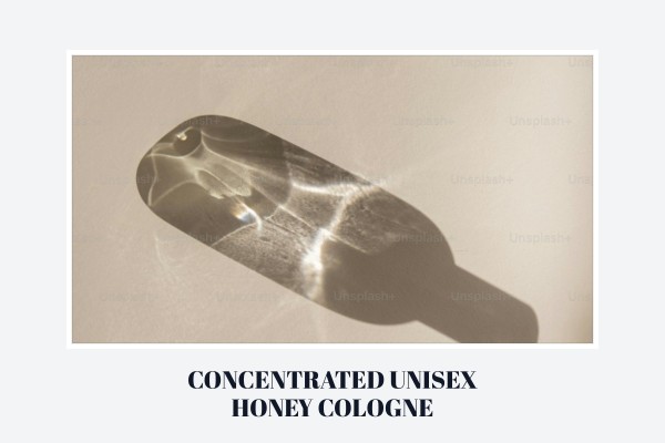 concentrated unisex honey cologne