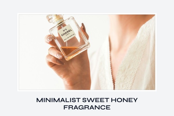minimalist sweet honey fragrance