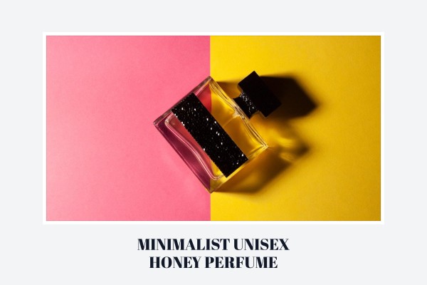 minimalist unisex honey perfume