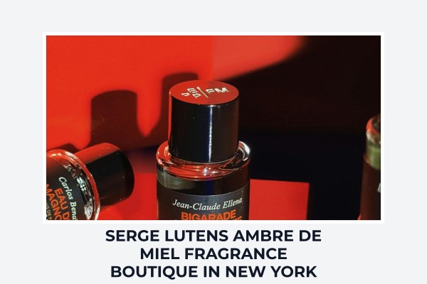 Serge Lutens Ambre de Miel fragrance boutique in New York